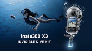 Introducing the Insta360 X3 Invisible Dive Kit
