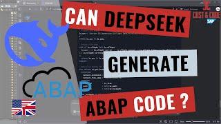 Can DeepSeek generate ABAP Code? - Without Errors? [english]