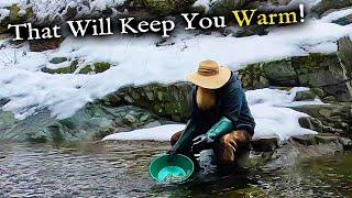 Winter Gold Panning! - Well *THAT* will keep you warm!