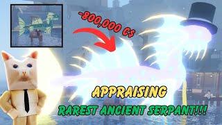 I APPRAISED AND GOT THE RAREST ANCIENT SERPANT!!!(Roblox Fisch)