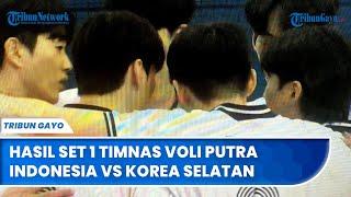 Hasil Set 1 Timnas Voli Putra Indonesia Vs Korea Selatan di AVC Challenge Cup 2024