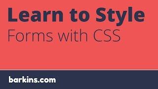 Learn to Style Forms with CSS
