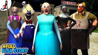 Full Story of Granny Elsa and Ice ScreamFunny Animation Horror Cartoon