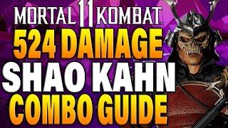 Mortal Kombat 11 Shao Kahn Combos - MK11 Shao Kahn Tutorial Daryus P