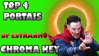 TOP 4 Efeitos portal dr estranho movimento Chroma Key Green screen  doctor strange / Pantalla Verde