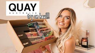 QUAY AUSTRALIA TRY ON HAUL!! + Discount Code || Talia Rose