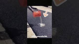 Magical Road That Absorbs Water! Permeable Concrete Explained | Innovative Technology #shorts