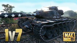 T110E5: Pro player alone versus 7 - World of Tanks