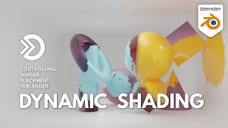 DYNAMIC SHADING - Controlling Shader Placement In Blender