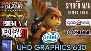 Intel UHD Graphics 630 In Late 2023 | Test In 720p Resolution | i7 10700k !