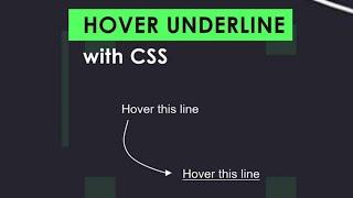 Underline Hover Effect | CodingwithFun