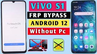 Vivo S1 Frp Bypass Android 12 | Vivo (1907) Google Account Bypass | All Vivo Frp Bypass 2023