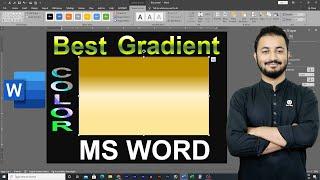 how to apply gradient color in ms word