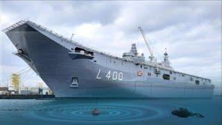 ARAS-2023 Diver Detection Sonar from Turkey's Anatolia amphibious assault ship