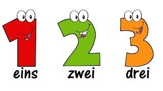  GERMAN Numbers Song 1-20  Zählen von 1 bis 20  Zahlenlied  Zahlen Lernen