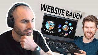 Tomary baut eine Webseite ohne Vorkenntnisse - Nikolaus reagiert (Webdesigner)