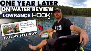 ONE YEAR LATER | Lowrance Hook2 5 Kayak Fish Finder | Full Setup and Review