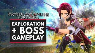 SWORD ART ONLINE Alicization Lycoris | NEW Gameplay - Field Exploration & Epic Boss Battle