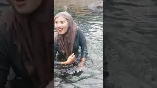 #shorts GADIS DESA MANDI DI CIBULAKAN SUMBER MATA AIR