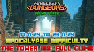 The Tower 108 [Apocalypse] Full Climb, Guide & Strategy, Minecraft Dungeons Fauna Faire