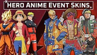 Apex Legends - Слив скинов события герои - аниме 13 сезон | Hero Anime Event Skins Leak  Season 13