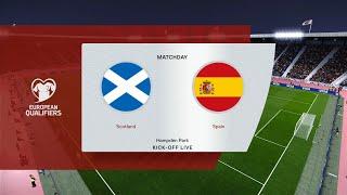 Scotland vs Spain | Hampden Park | European Qualifiers | PES 2021