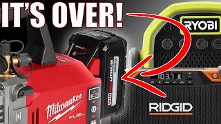 Ridgid Ryobi & Milwaukee Tool HUGE Launch Changes Everything!