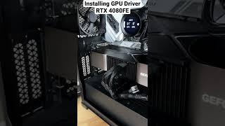 Installing the latest graphics driver for my new RTX 4080 FE
