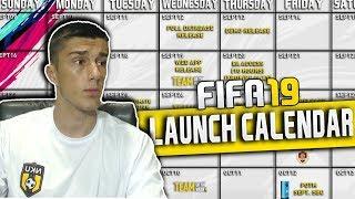 FIFA 19 RELEASE DATE CALENDAR (TRADING CALENDAR) | FIFA 19 ULTIMATE TEAM