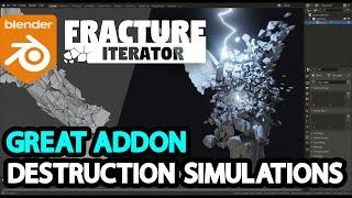 Blender Addon for Destruction Simulations l Fracture Iterator