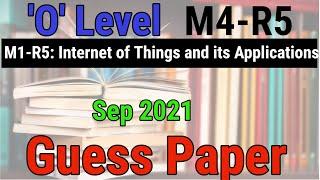 M4-R5 Paper Out ||Guess Paper M4R5 with Solutions||o level important questions 2021