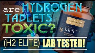 #377 H2 elite hydrogen tablets pills / Lab tested, testimonial, review, safe or scam or dangerous?