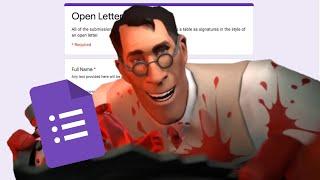 Meet the Medic but it's a Google Form