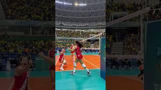 POINT by Maricarmen Guerrero in Peru  vs Argentina   #volleyball