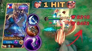 ENEMIES CAN'T REACT TO THIS 1 HIT COMBO! ( one shot ) | ZILONG BEST BUILD SET 2022 | MLBB