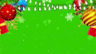 Merry Christmas and happy new year green screen free download