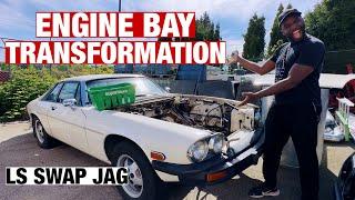 Free LS Swap Jaguar XJS - Transforming the Engine Bay