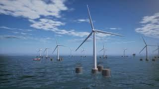 Floating offshore wind power