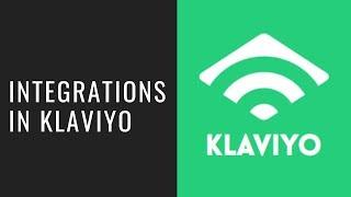 Integrations in Klaviyo