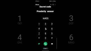 secret code || Proximity sensor secret code 2022#short #secretcode