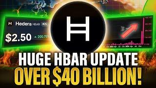 Huge Hedera HBAR Update | Over $40 Billion, 1000% Growth & More