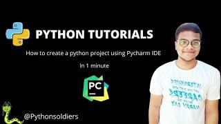 How to create a python project using pycharm IDE #shorts #python #tutorials #project #shortvideos