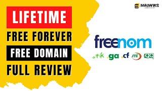 FREE DOMAIN Name from Freenom for LIFETIME