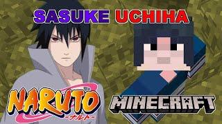 I Became Sasuke Uchiha in the Naruto Anime Mod in Minecraft!