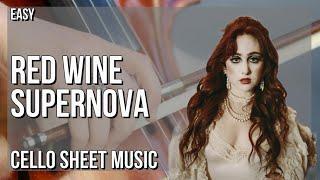 Cello Sheet Music: How to play Red Wine Supernova by Chappell Roan