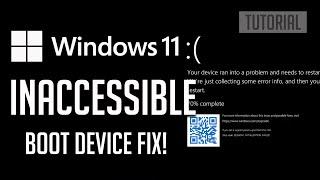 How to Fix Inaccessible Boot Device Error in Windows 11