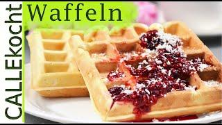 Waffeln Rezept - Ganz einfach selber machen mit Kirschen