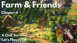 FARM & FRIENDS | Minecraft Survival Let's Play | Episode 4 [Java 1.21]