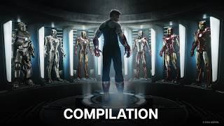 Tony Stark's Best Iron Man Suit Ups | MCU Compilation (4K)