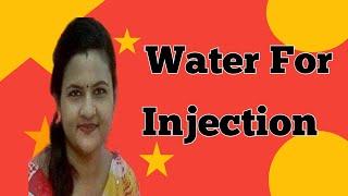 Water For Injection || WFI || Introduction || Bangla Tutorial